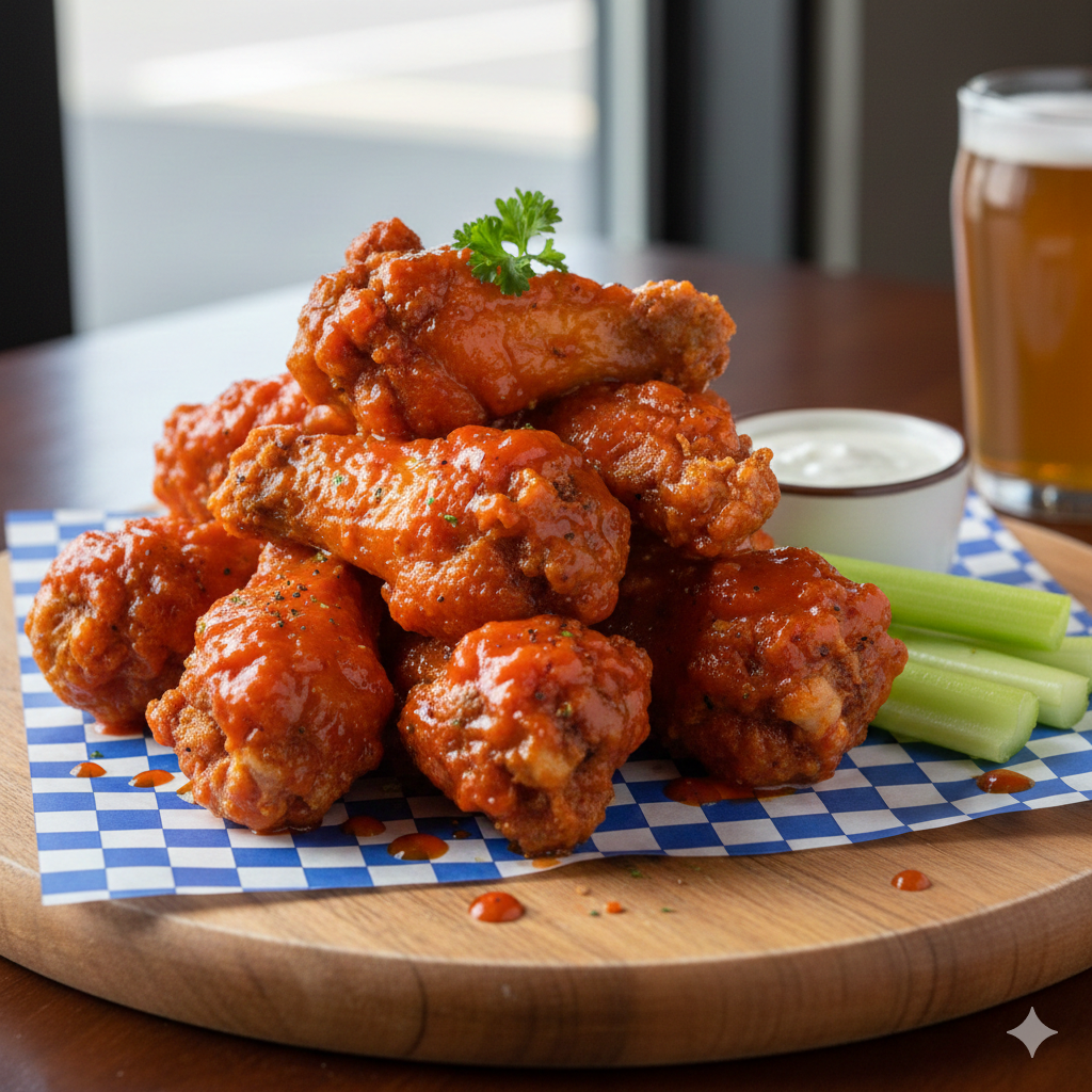 Spicy Wings Downtown: Heat Meets Flavor